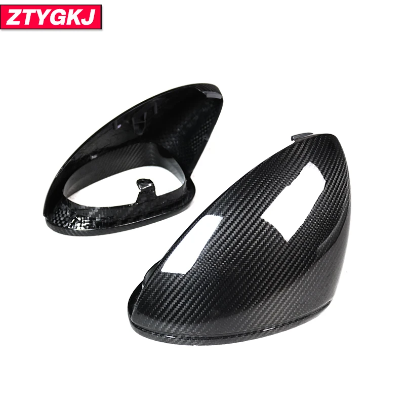 Replacement Style Dry Carbon Fiber Material Rearview Mirror Covers For Porsche Cayenne 9Y0 9YA Tuning