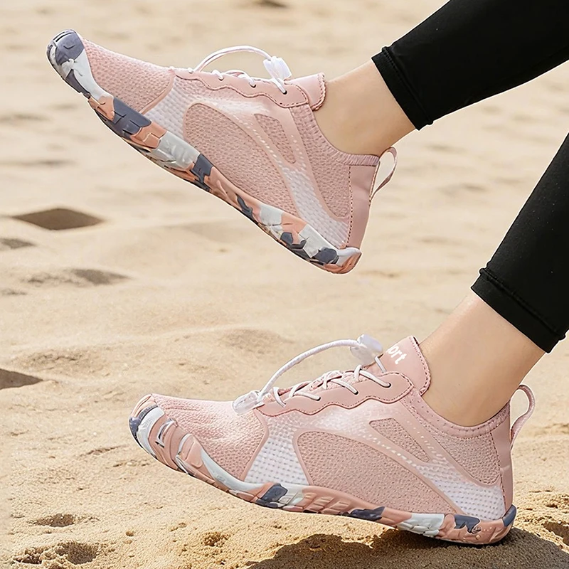 Neue Unisex Breitere Schuhe Atmungsaktives Mesh Herren Barfuß Fünf-Zehen-Schuhe Marken-Flachschuhe Weiche Zero-Drop-Sohle Breitere Zehenbox Sneaker Große Größen – Detail 20