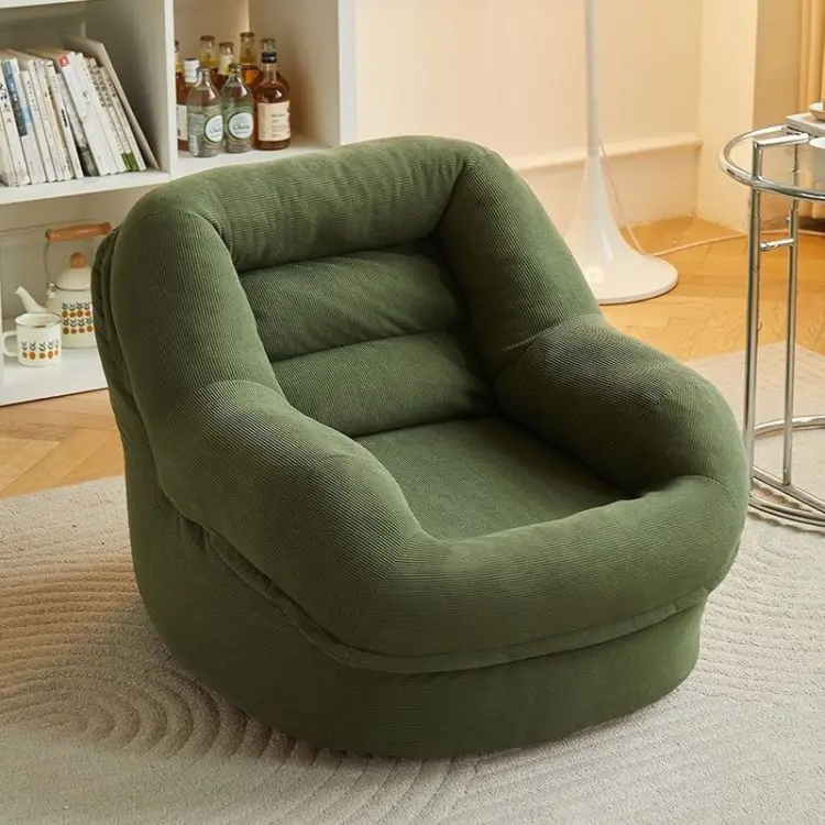 

Sovesofa Thick Padded Bean Bag Chair Modern Minimalist Multi-Purpose Seat Perfect for Reading Working From Home Sofa Bed