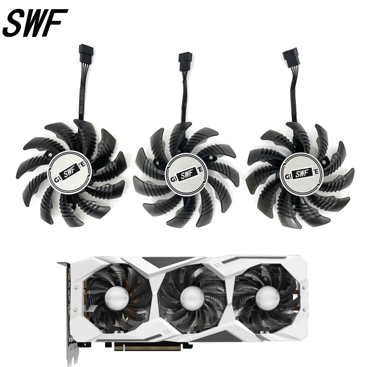 

New 78MM PLD08010S12HH T128010SU Cooling Fan For Gigabyte RTX 2060 2060 SUPER 2070 GAMING OC Graphics Video Card Cooler Fan