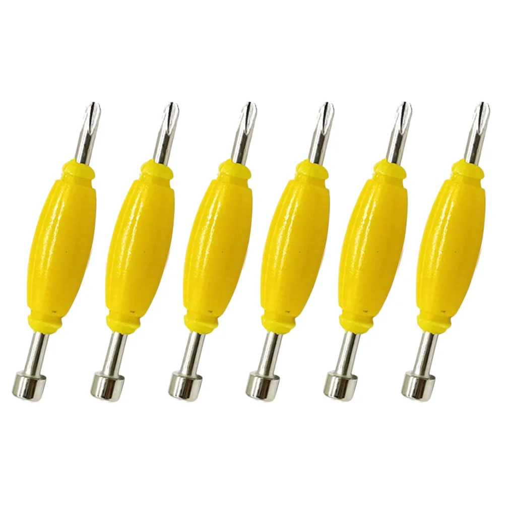 6 Pcs Fingerboard Skateboard Screwdriver Fingertip Screwdrivers Metal Accessories