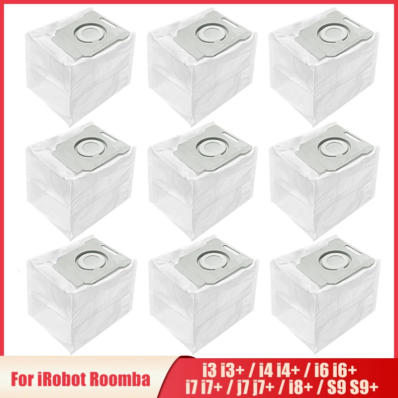Para iRobot Roomba i3 i3 + / i4 i4 + / i6 i6 + / i7 i7 + / j7 j7 + / i8 + / S9 S9 + aspiradora, nuevas bolsas de eliminación de polvo, piezas