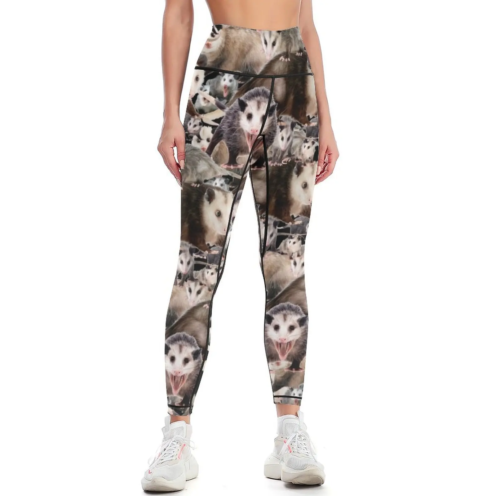 Opossums! Leggings sportswear woman gym 2025 gym's sportswear joggers for Legging sexy woman Womens Leggings