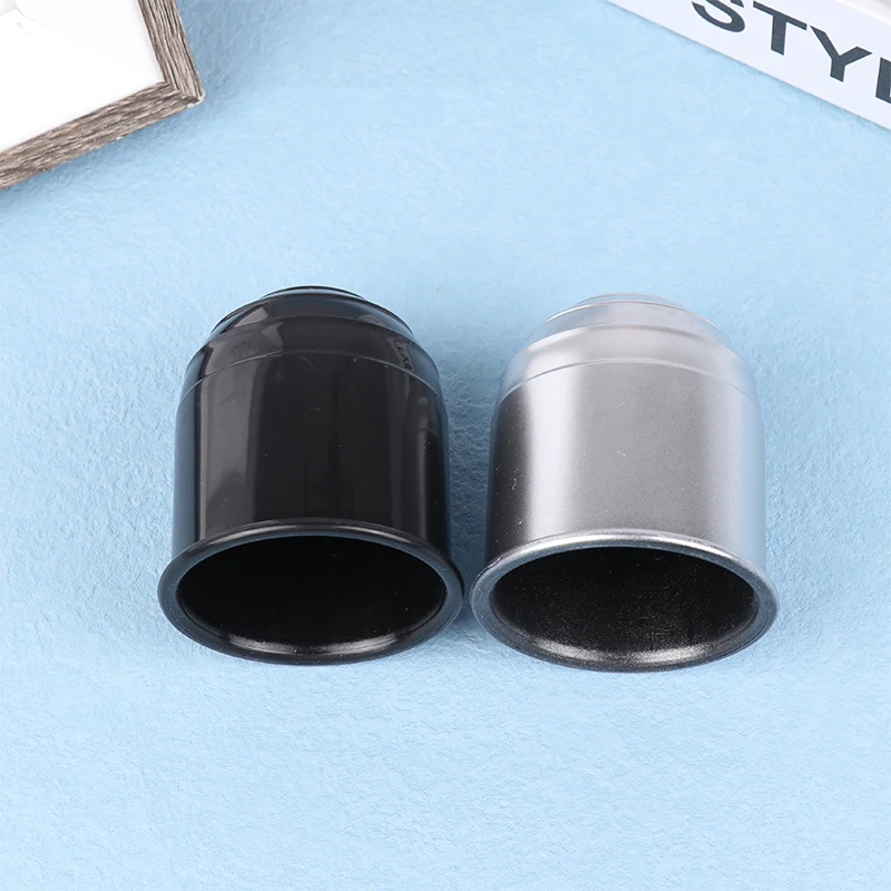 1PCS Car Vehicle Auto Tow Bar Ball Cover 50mm Simplicity Plastic Prevent Grease and Dirt Cap Hitch Caravan Protection Universal view 5