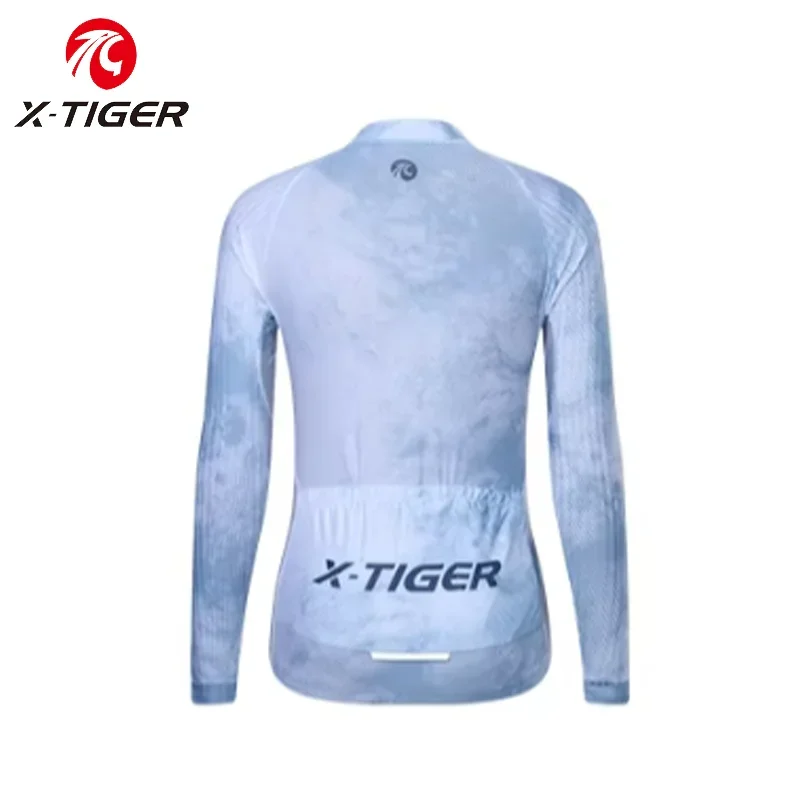 

X-Tiger женские велосипедные майки, весенняя дышащая велосипедная одежда с длинными рукавами Maillot Ropa Ciclismo Hombre, одежда для велоспорта