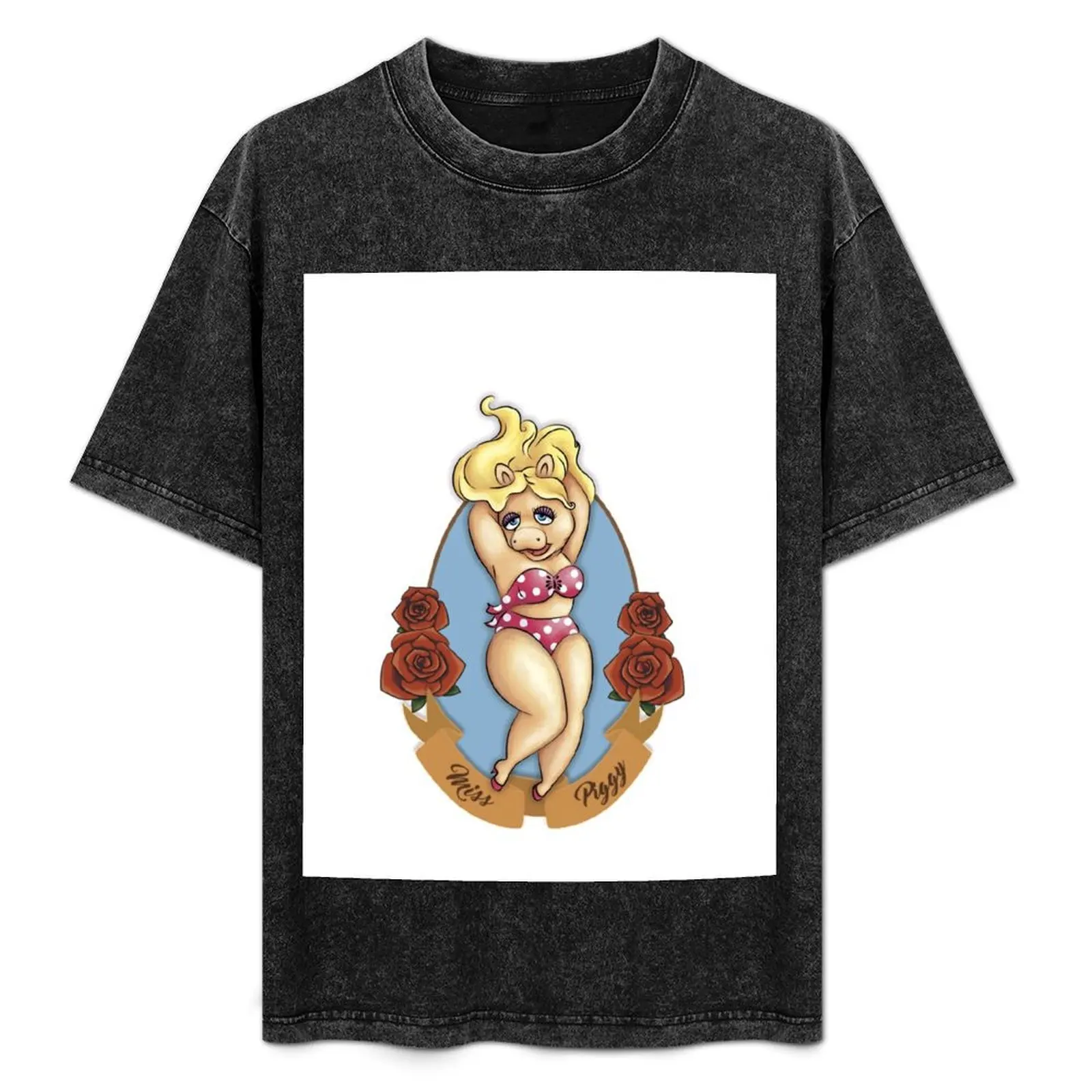 

Miss Piggy T-Shirt Christmas Casual Short Sleeve Top