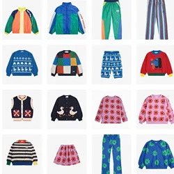 2025 Children's Autumn/Winter Knitted Shirt Set Zipper Jacket Pants