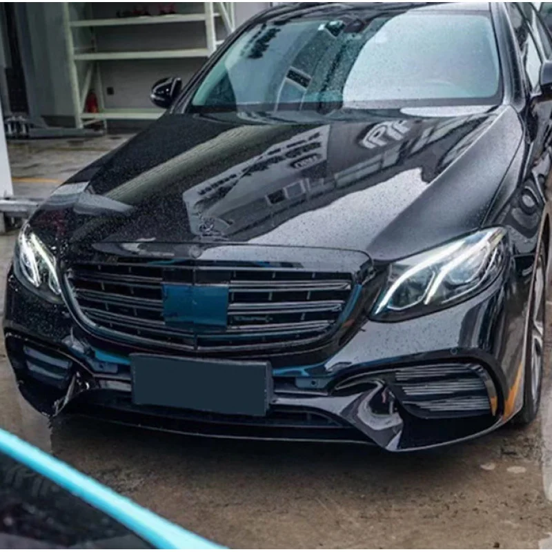 Suitable for 16-20 Mercedes-Benz E-Class Executive Model W213 Emblem Modification E63 Front and Rear Bumper Surround As