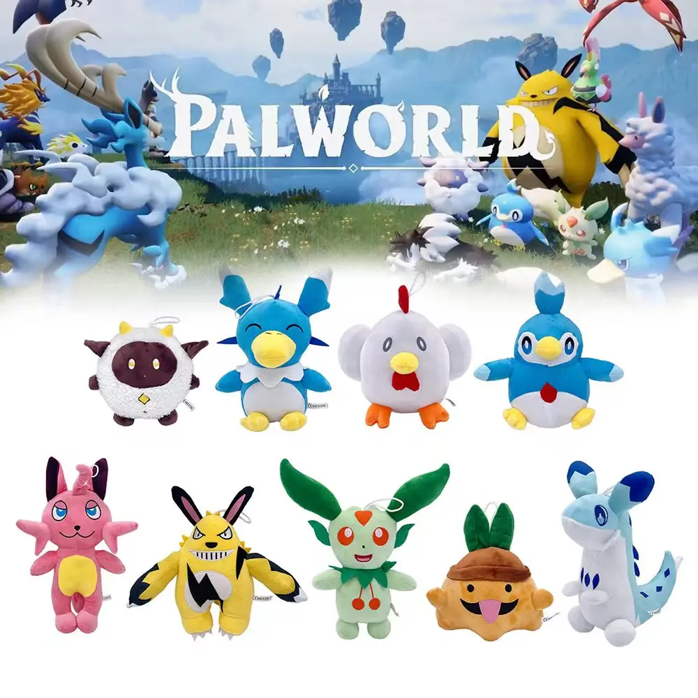 

Мягкие плюшевые игрушки Palworld, милые Мультяшные игрушки из аниме, Детские Плюшевые игрушки-монстры, украшения для спальни, детские плюшевые подарки на день рождения