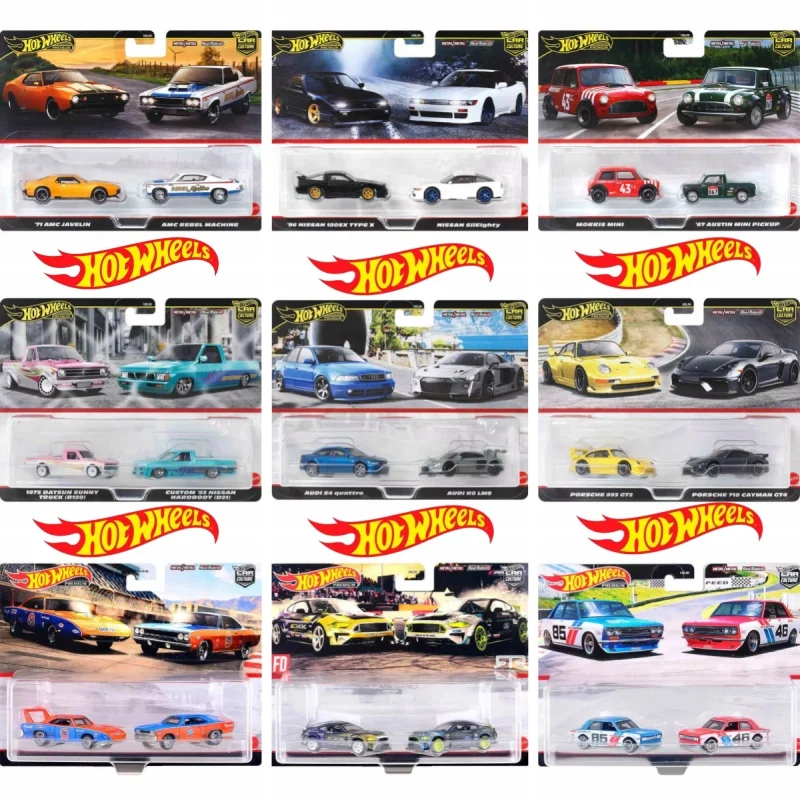 

In Stock Original Hot Wheels Premiums Car Culture 2 Pack 2024 Hbl96 Mix 4 (P) 1/64 Collection Diecast Vehicle Model Toys Gifts