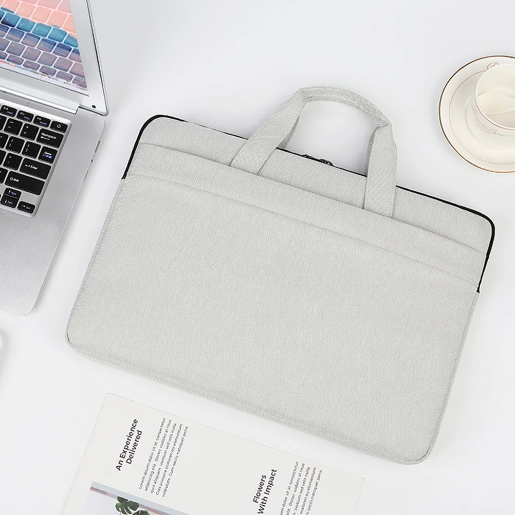 

Laptop Protective Computer Case Tear Resistant Polyester Sleeve Shockproof Compression Resistant Travel Handheld Laptop Bag 14