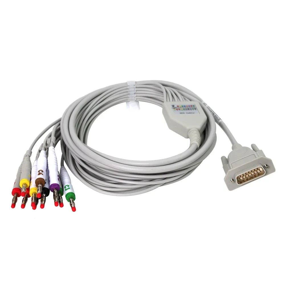 CONTEC ekg machine 12 lead cable /ekg cable with 12leads