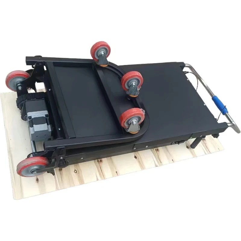 2 Battery Stair Climbing Hand Truck 3000W Electric Power 300kg Load Stair Climber Crawler Stair Dolly Cart With Crawler Belt