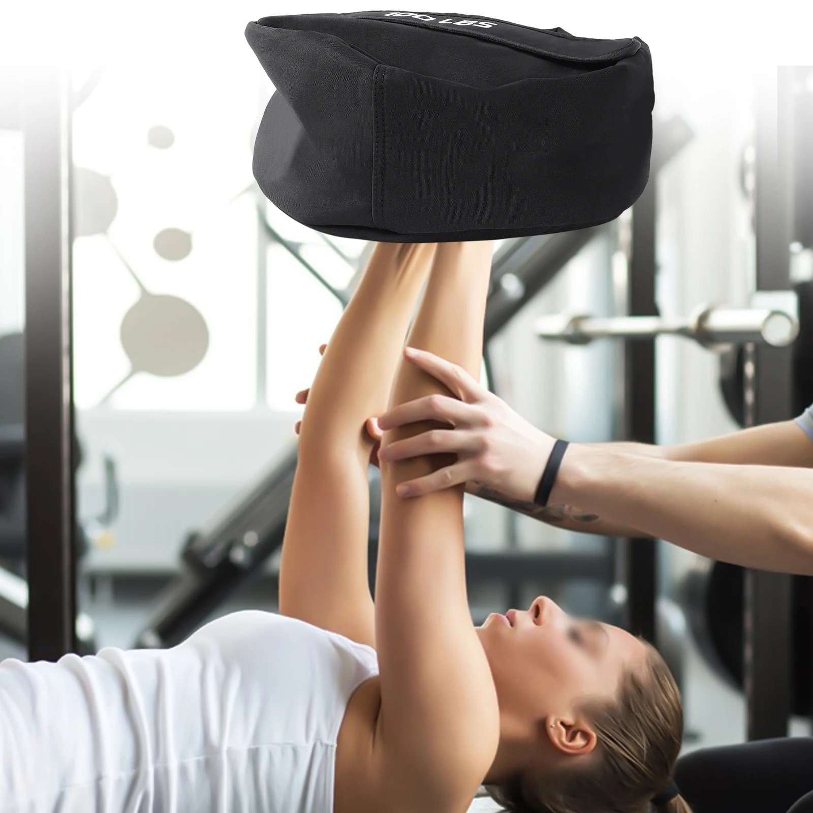 66-100 Lbs Adjustable Training Sandbag Heavy Duty Workout Sandbags Fitness Weights Sandbags for Training, Fitness, Lifting