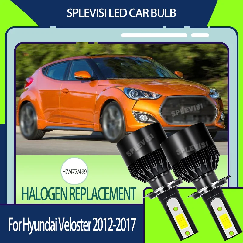 

12v 3-year warranty LED High Low Beam Built-in Cooling Fan Quiet Operation For Hyundai Veloster 2012 2013 2014 2015 2016 2017