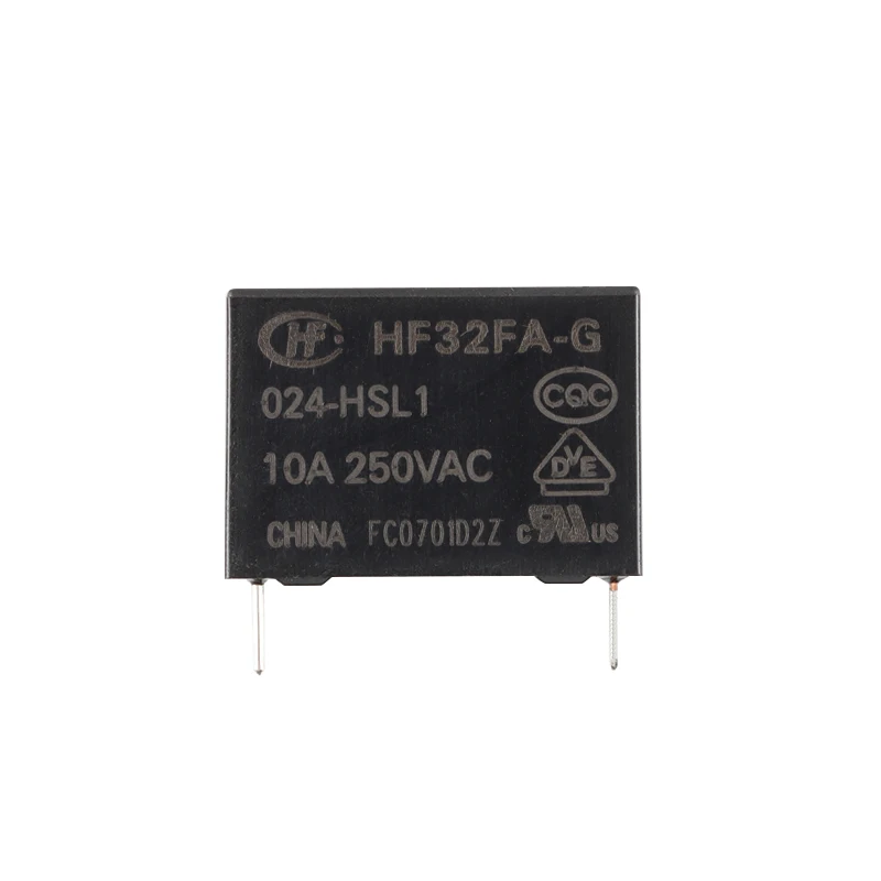 HF32FA-G 005-HSL1 012-HSL1 024-HSL1 5V 12V 24V 4Pin 10A/250VAC Power Relay Normally Open Relay