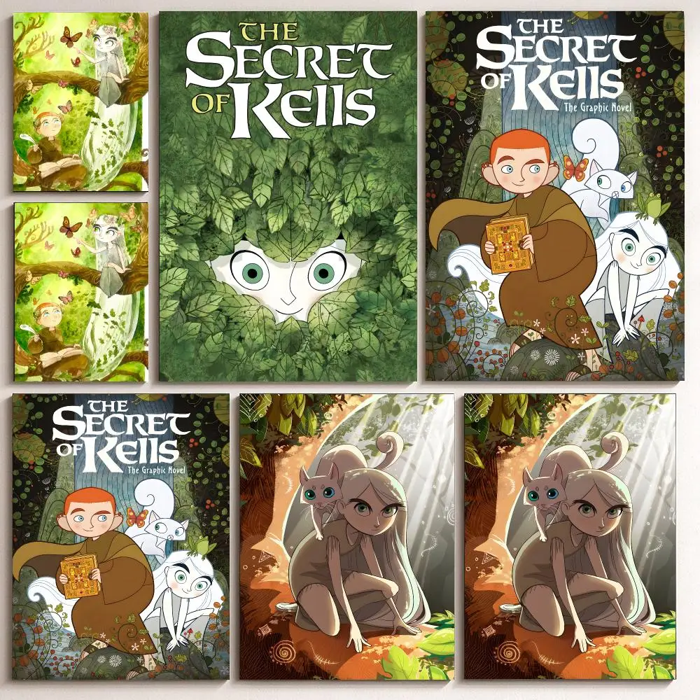 Animated Film Art Fantasy The Secret of Kells Poster Decorative Mural Wall Art Print Unframed Housewarming & Home Decor Gift