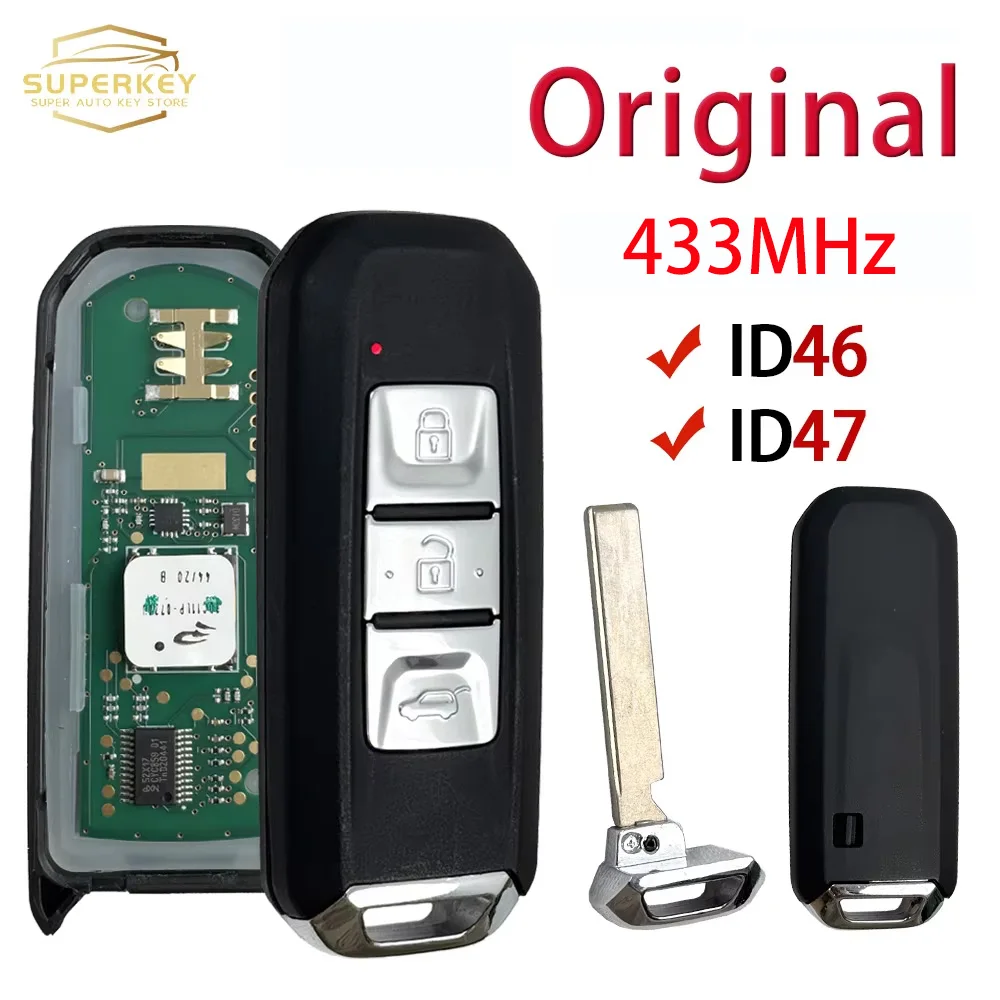 

Original Smart Remote Control Car Key For Chevrolet Captiva Blazer Optra Turbo Hector Enjoy 433MHz ID46 ID47 Chip
