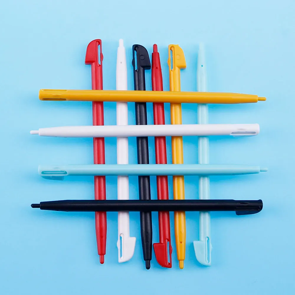 1PCS 5 colors Mobile Touch Pen Touchscreen Pencil For WIIU Slots Hard Plastic Stylus Pen For Nintend Wii U Game Console