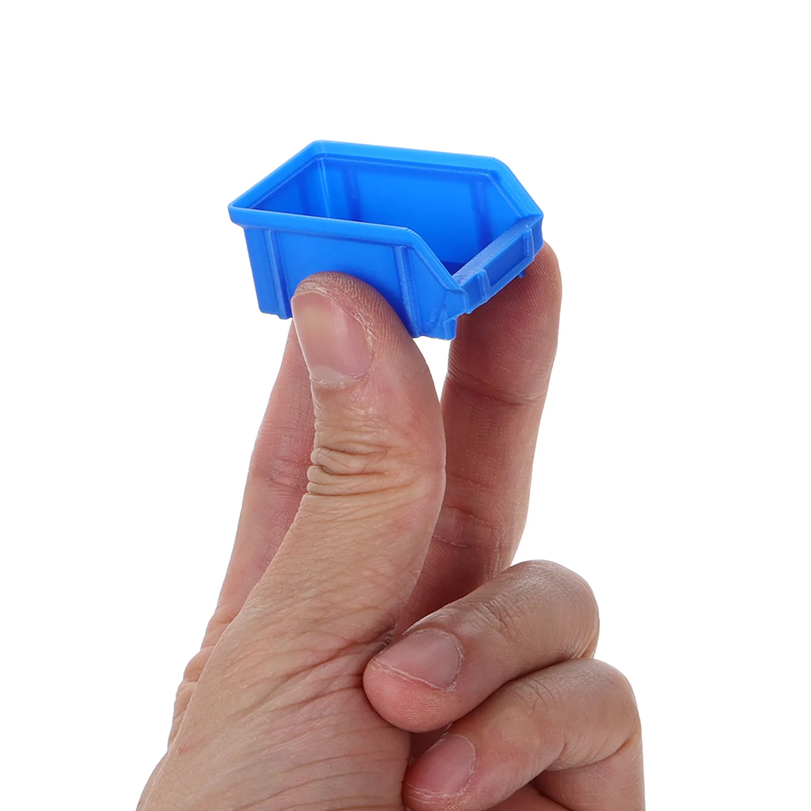 12Pcs Mini Plastic Miniature Storage Baskets for Dollhouse Rustic Crates Organized Mini Food Drink Display Tiny House Decor