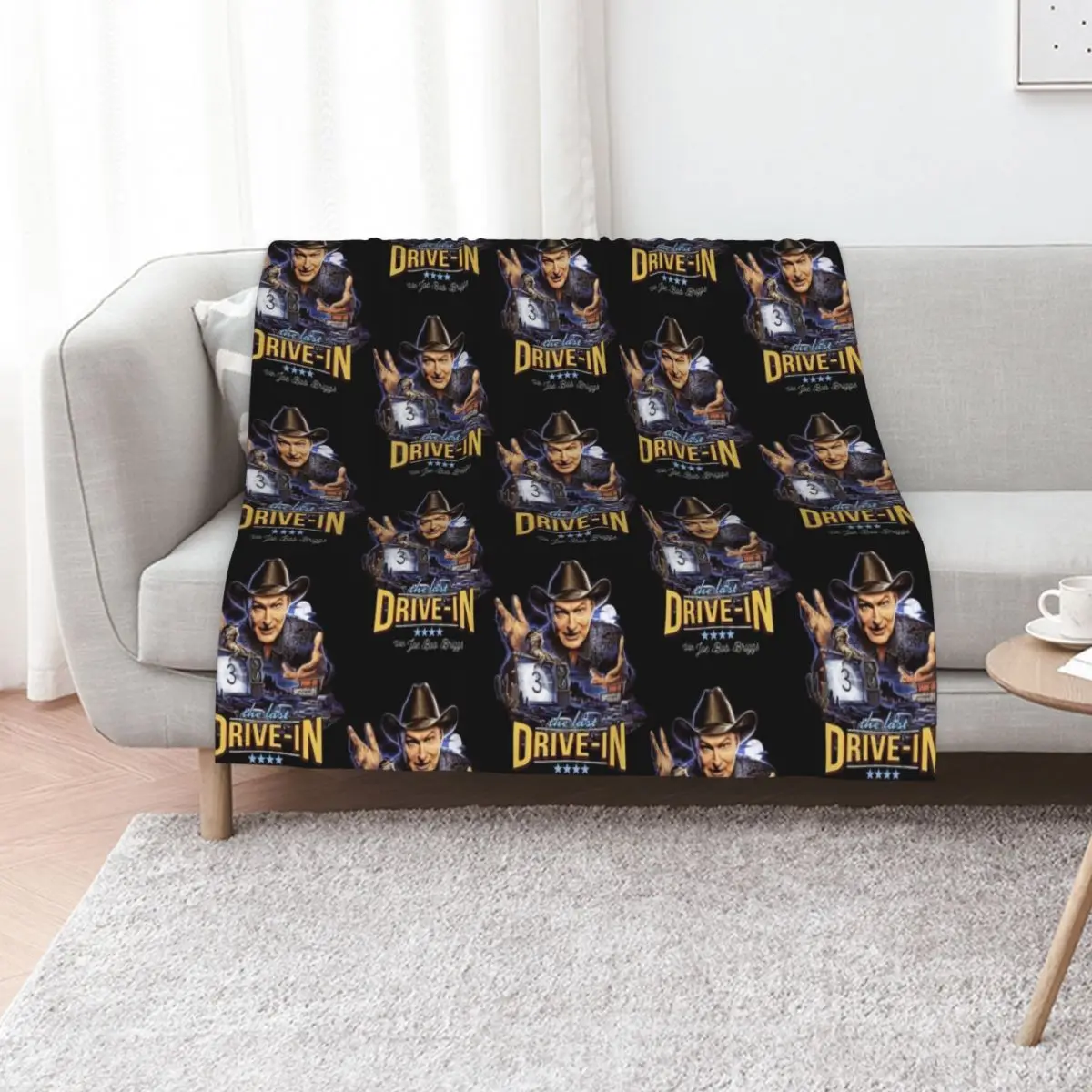 Joe Bob Briggs Last Drive-In Throw Blanket Decorative Sofas Shaggy decorative Decorative Throw Summer Custom Blankets