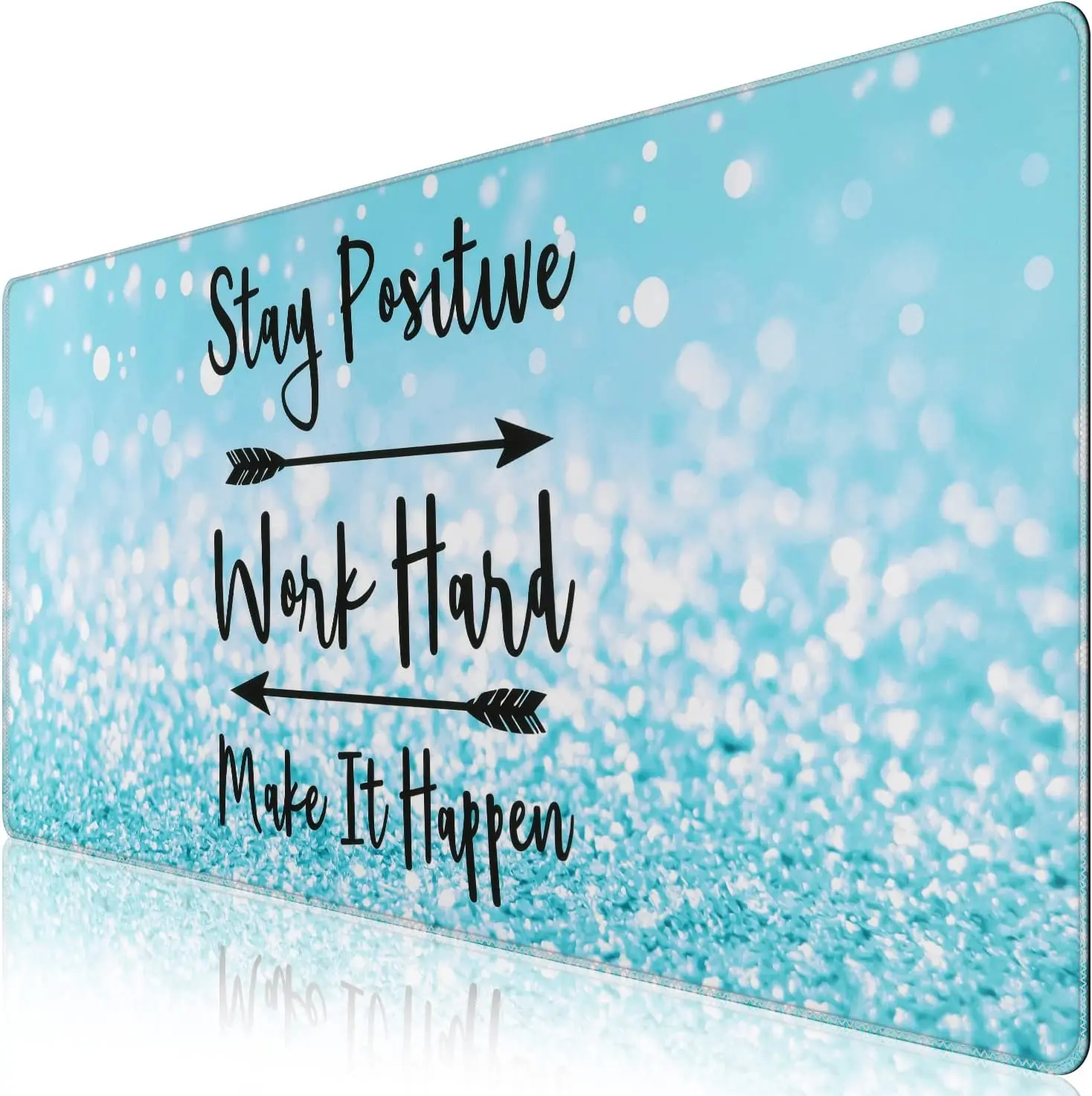 

Удлиненный коврик для мыши 35,4x15,7 дюйма, большой 3 мм Нескользящий Резиновый базовый Коврик для мыши с прошитыми краями, водонепроницаемый Настольный коврик, положительный синий