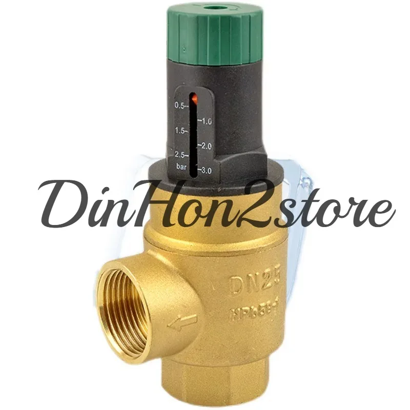 Air Conditioning Heat Pump Visual Adjustment DN20 25 32 All Copper Dial Balance Differential Pressure Bypass Valve