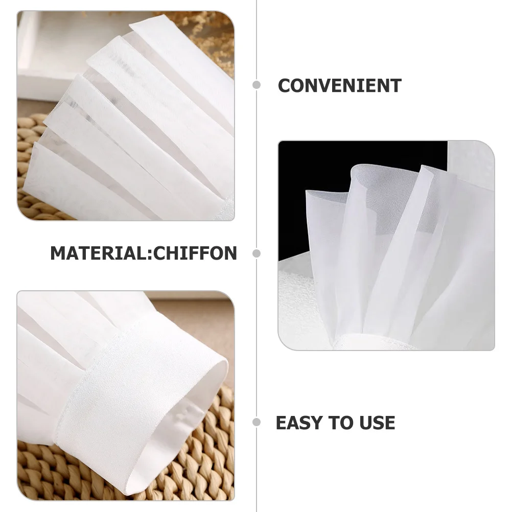 1 زوج الأصفاد وهمية الأكمام انفصال المعصم الأصفاد للنساء حفل زفاف حفلة موسيقية فستان اكسسوارات مصاص دماء العد زي