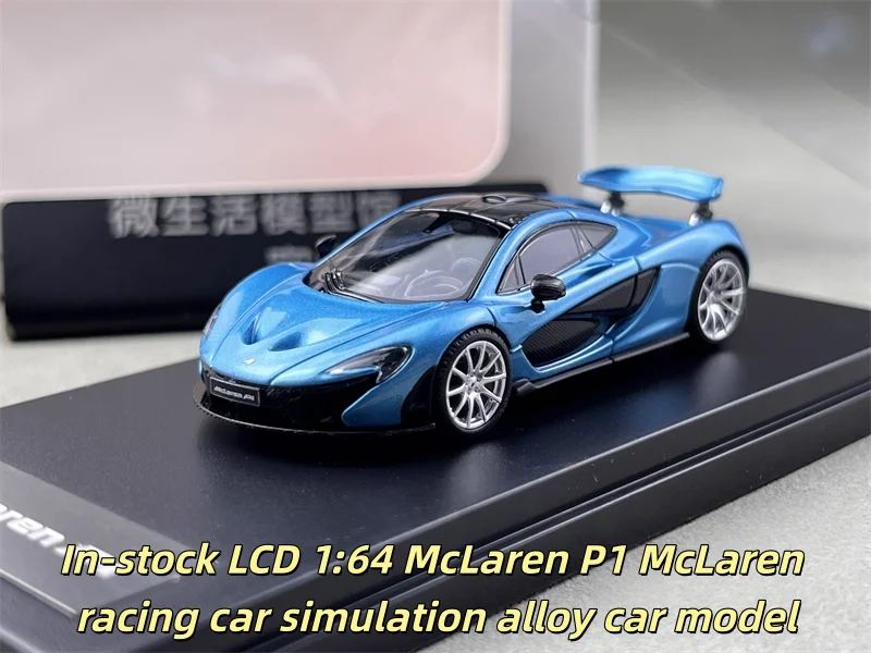 

In stock: 1:64 P1 racing car, die-cast alloy car model, for teenagers to play with, adult decoration, children's birthday gift.