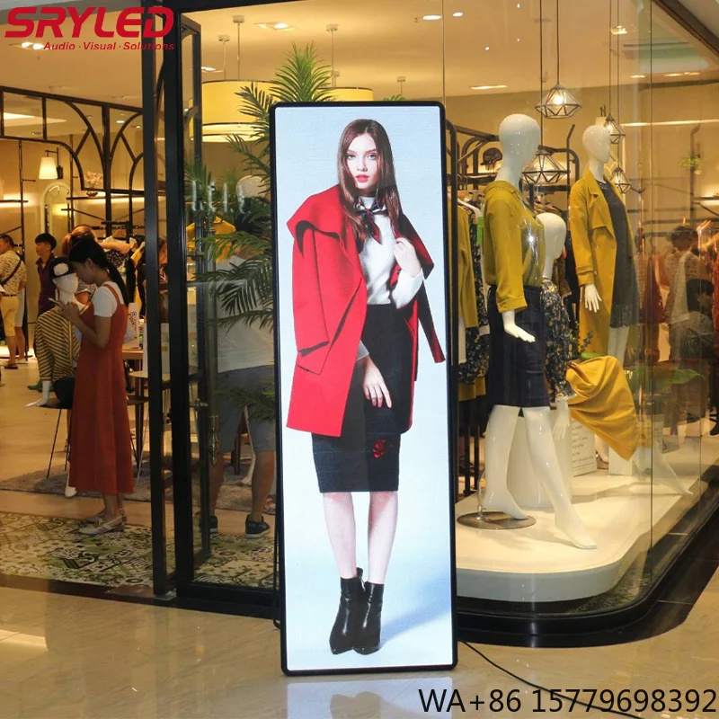 Seamless Splicing WiFi 4G Control P2 P2.5 P3 Digital Indoor LED Poster Player Screen for Events Shopping Mall