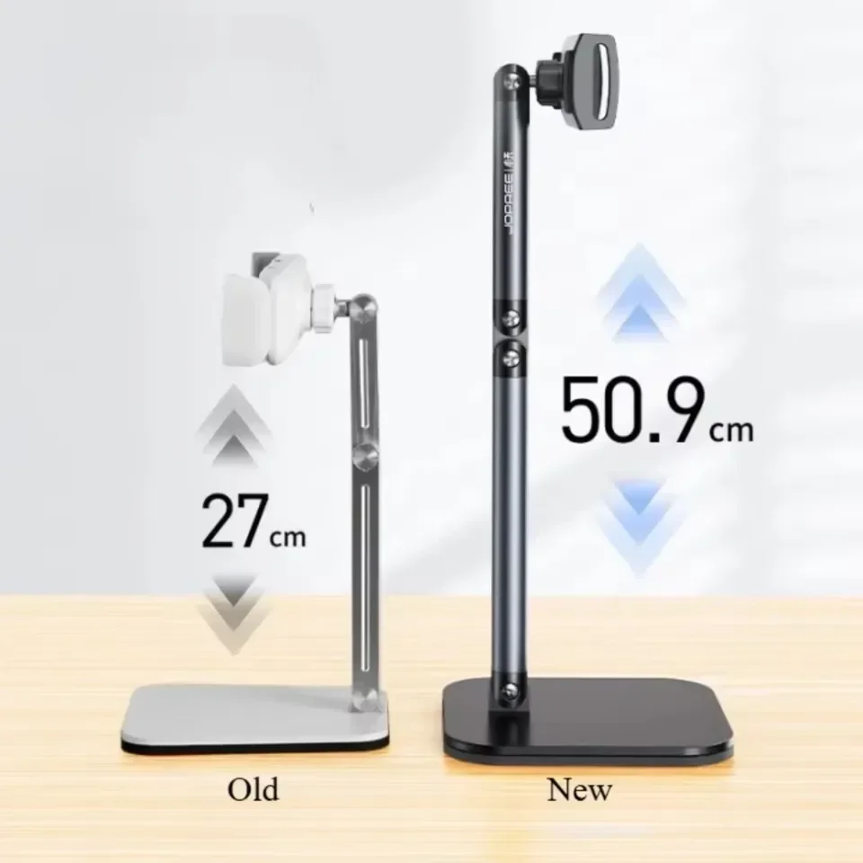 2026 X69 Metal Flat Stand Desktop Foldable Multifunctional Adjustable Rotating Stand for Live Office Online Course Bedside Use