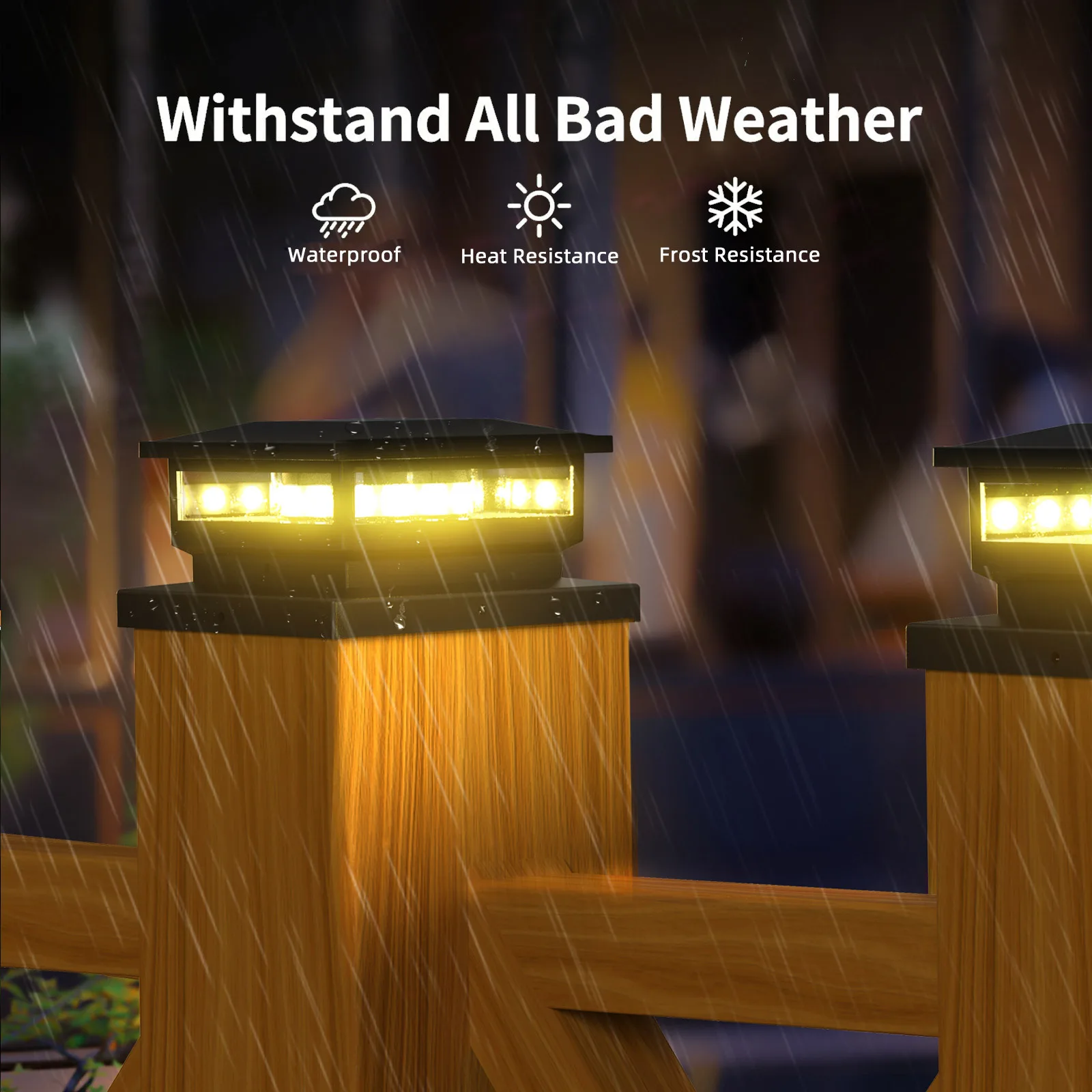 

Solar Lamps Column Headlights Outdoor Home Fixtures Courtyard Villa Garden Lighting Waterproof External Landscape Patio Lights