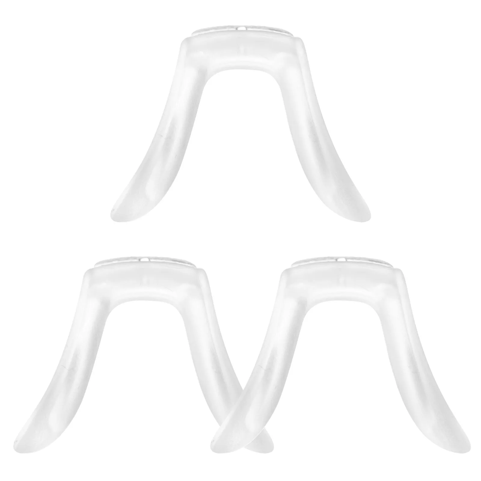 3Pcs Eyeglasses Nose Pads Soft Silicone Comfortable Nonslip Glasses Nose Support Replacement Set Eye Glasses Nonslip Pads