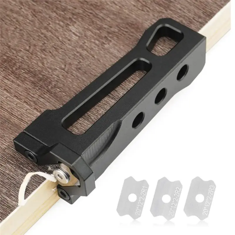CYCLI-Woodworking Edge Banding Manual Arc Trimmer Furniture Eco-Board Chamferer Fillet Scraper(R1+R2+R3)
