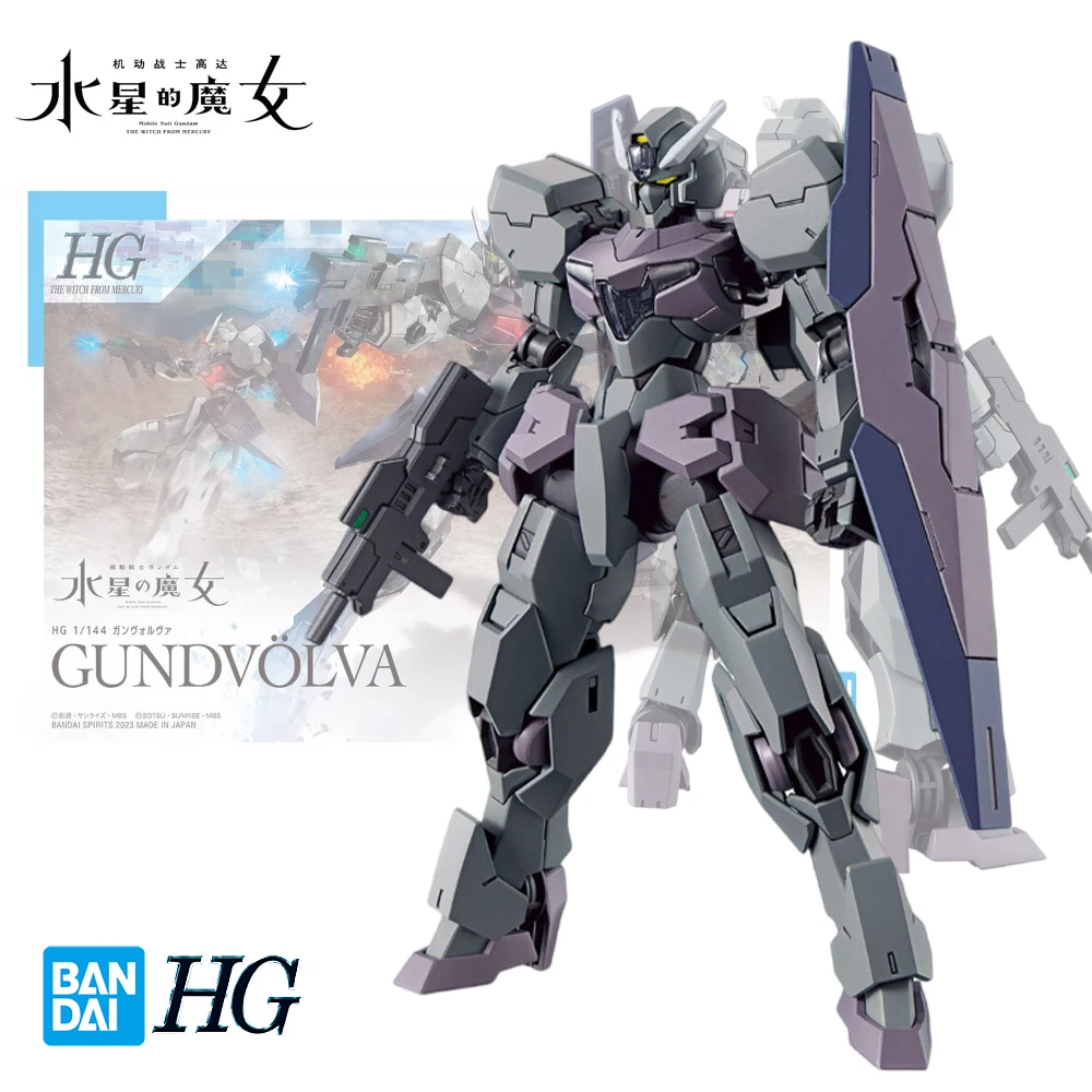 

Bandai Genuine HG 1/144 The Witch From Mercury Gundvolva Anime Action Figure Assembly Toys Collectible Model Decorative Toy Gift