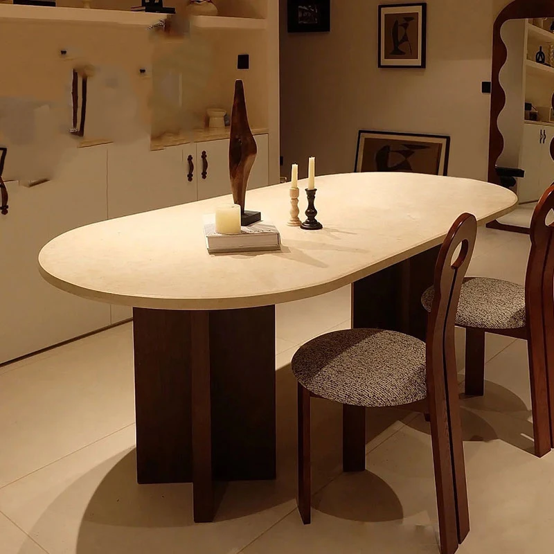 

Trendy Premium Table Exquisite Beauty Luxury European Dining Table Elegant Cozy Tavolo Rotondo Pranzo Dining Room Furniture