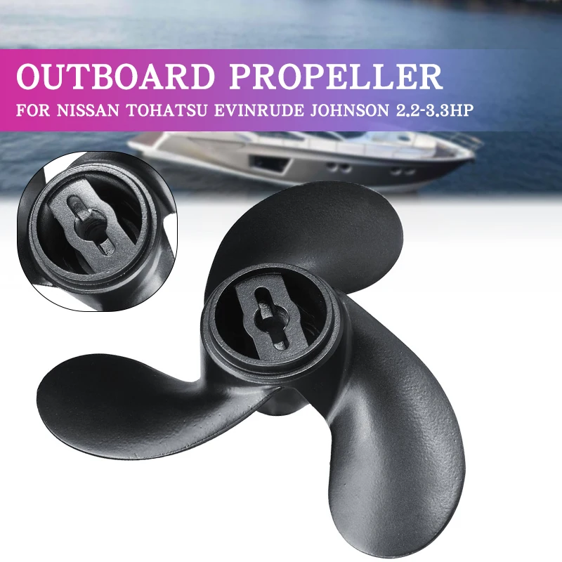 

Aluminum Alloy Marine Outboard Motor Propeller 309-64107-0 Marine Engine 3 Blade For Nissan Tohatsu Evinrude Johnson ﻿