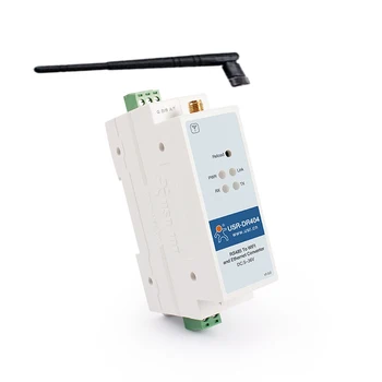 35มม.Din Rail RS485พอร์ตอนุกรม Wifi Ethernet RJ45 Converter Server ข้อมูล Modbus TCP และ Modbus RTU