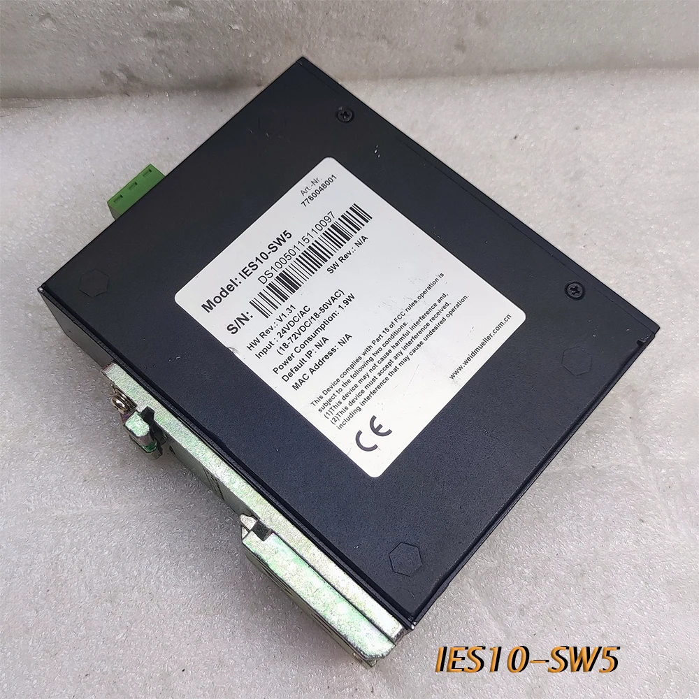 

Five-port Industrial Ethernet switch IES10-SW5