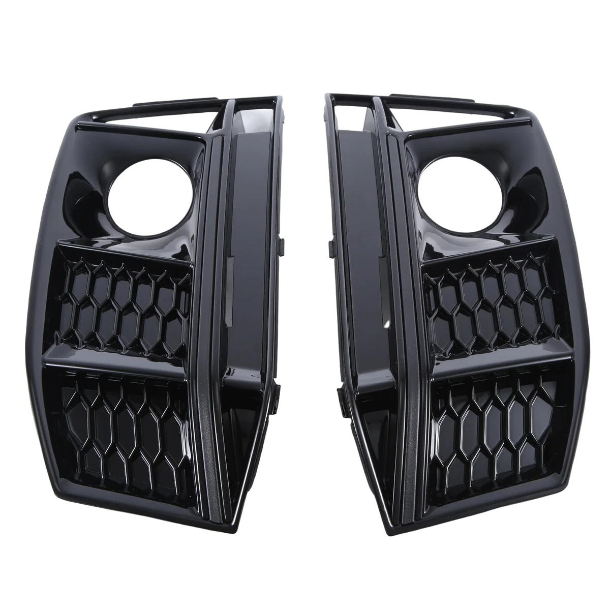 

Fog Light Frame Fog Light Cover Bee Grid Grille Bumper Grille Car for Audi A4L A4 B9 Sport