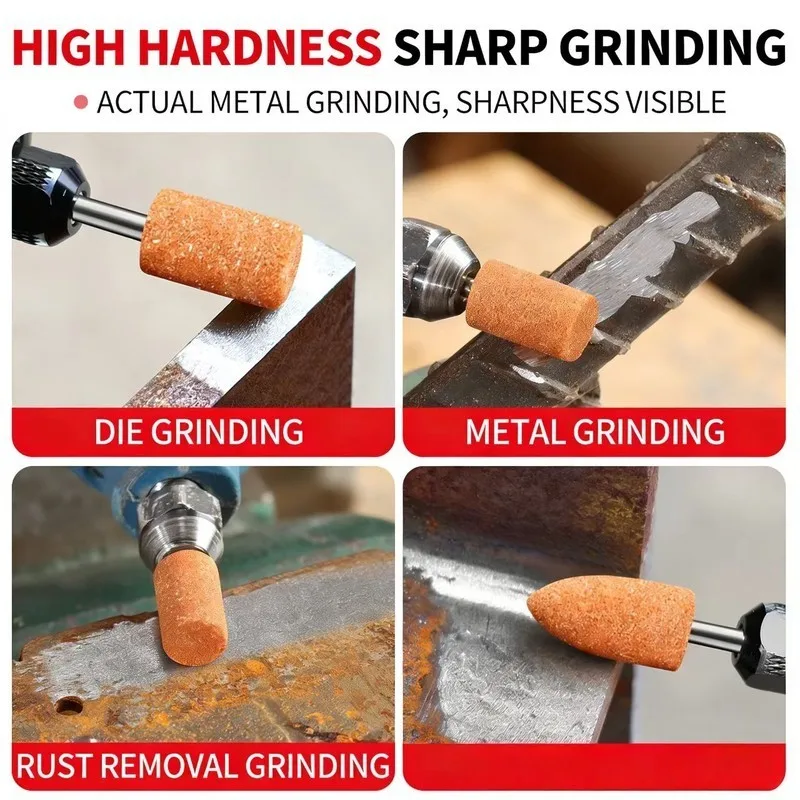 

18Pcs Stone Grinding Tools, Heavy Duty 1/8" Shank Fast Install, for Jade Polishing & Metal Rust Removal