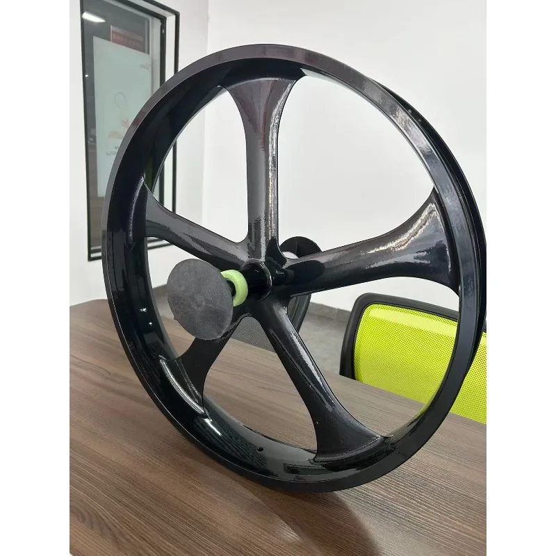 26x4.0 Fat Bike Rear Wheel Set, 5 Spoke Integrated Rim for Snow Beach Mountain Bicycle Disc Brake