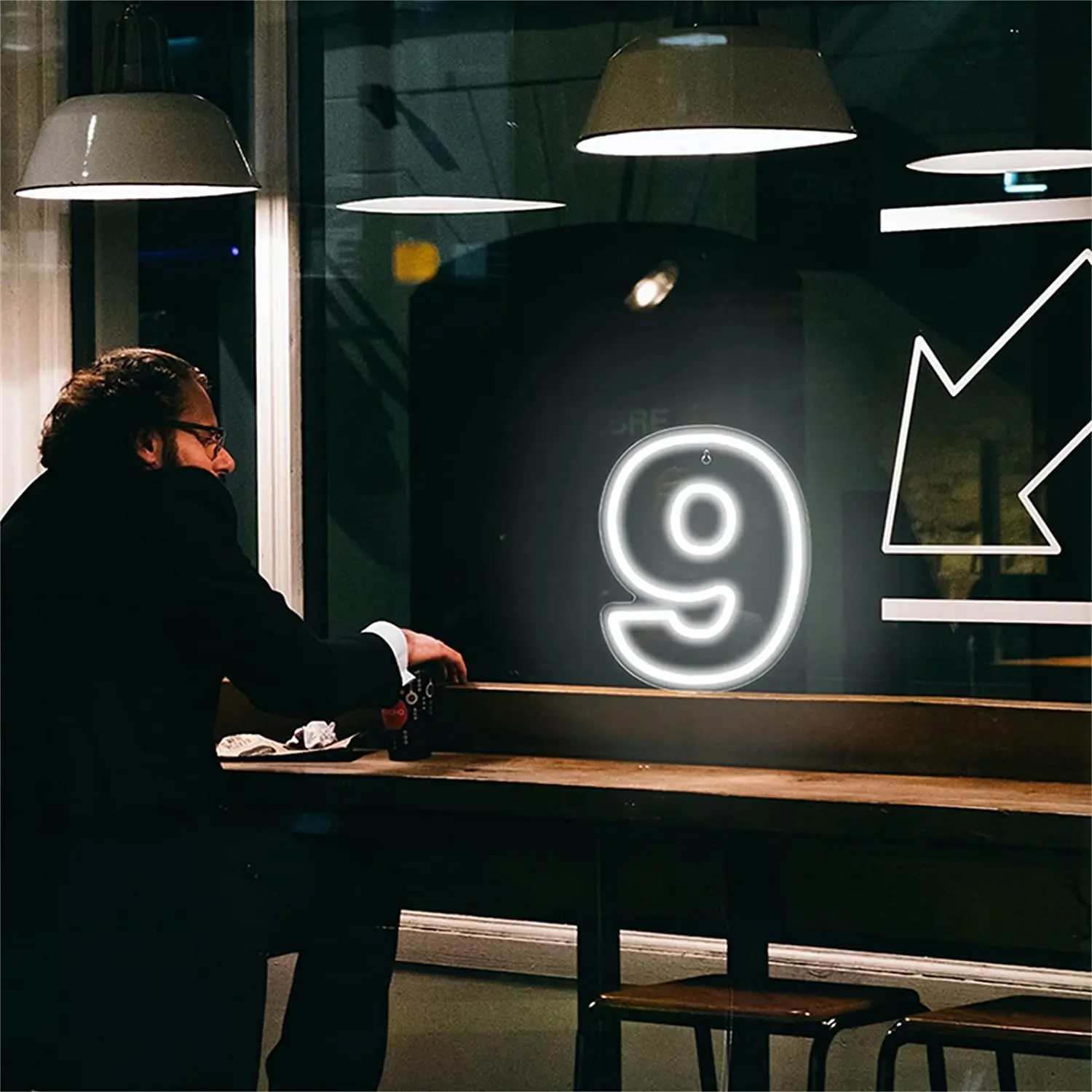 30th Birthday Led Neon Sign Custom 0-9 LED Night Light Sign for Birthday Decor Lets Party Home Backdrop  Sign Birthday Gifts