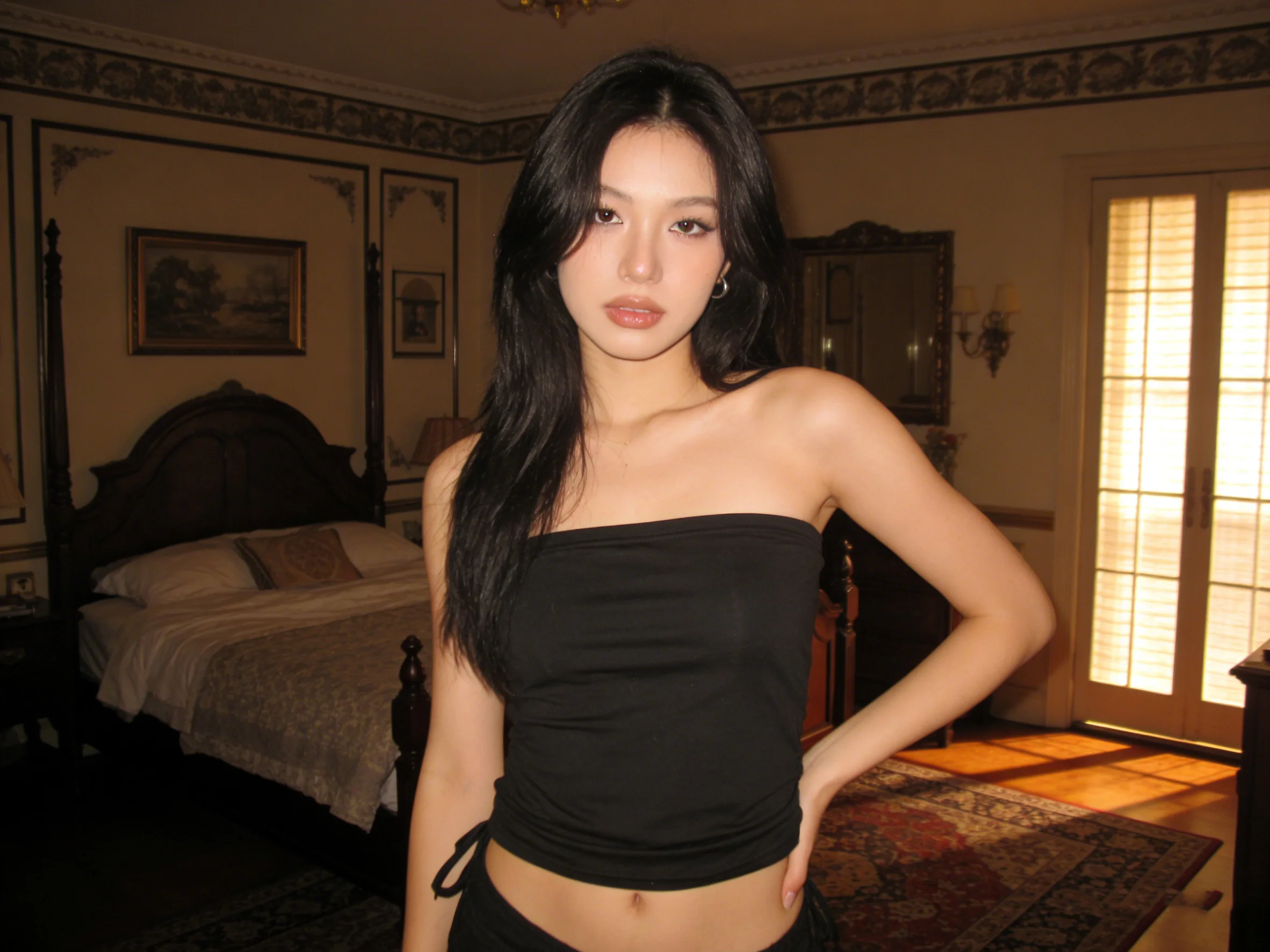 Summer Solid Color Camisole Women's Thin Outer Wear Inner Base Vest Top