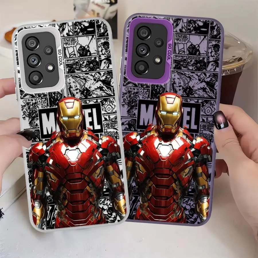 Phone Cover Case for Samsung Galaxy A31 A07 A15 A16 A12 A72 A56 A23 A51 A04 A26 A50 A17 A54 A71 A14 A34 A05 A24 A25 Marvel