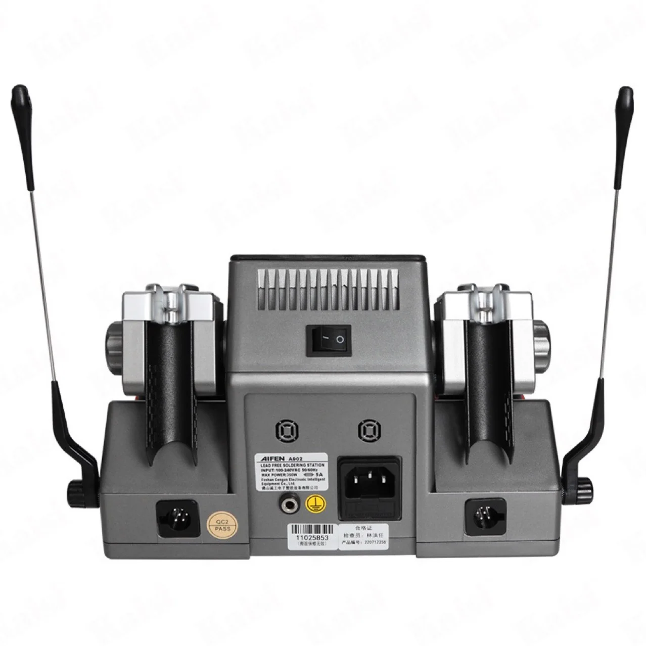 AIFEN A902 dual-station soldering iron is compatible with C210, C115, and C245 handles, high-power soldering station