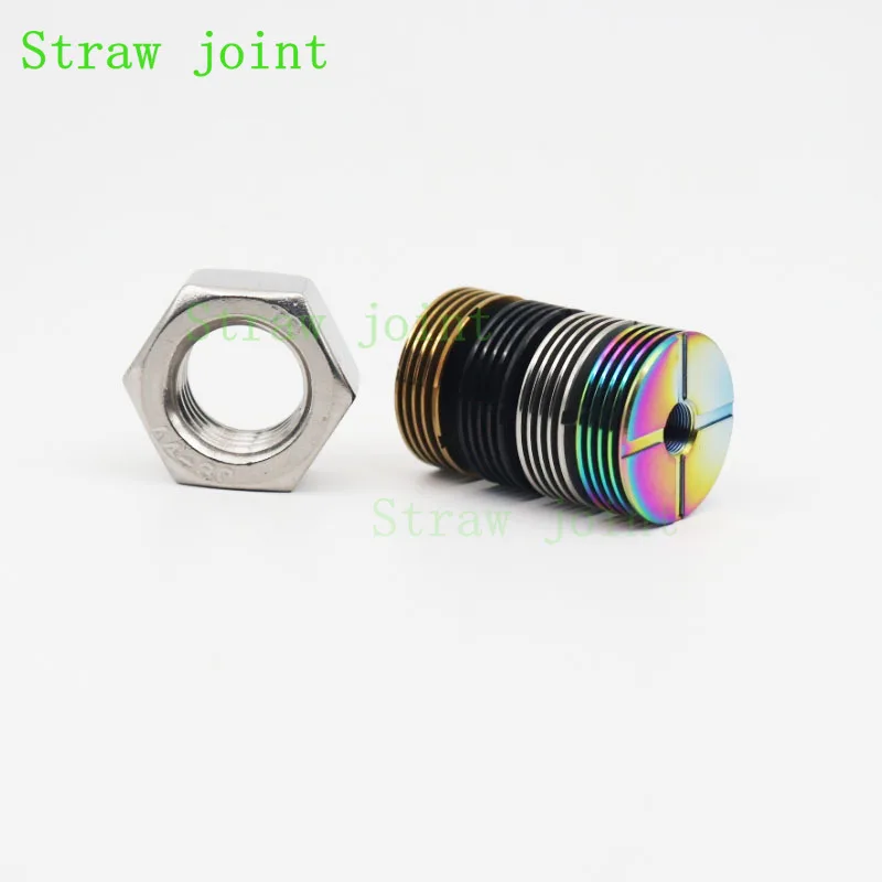 حوض حراري ببرغي مركزي نحاسي ، وصلة خيوط ، نوع منتج قابل للتعديل ، 22 ، 24 ، 25 ، 4 ألوان ، 1 #5