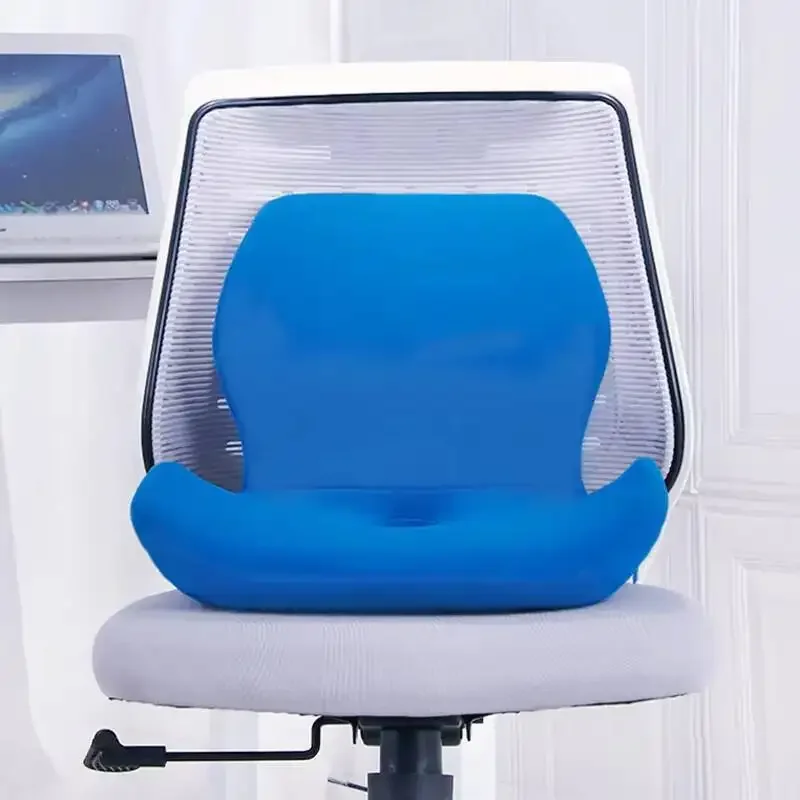 Home Office Chair Seat Cushion L-Shaped Integrated  Seat Cushion Memory Foam Seat Cushion Anti-Slip Bottom Hip Waist Support