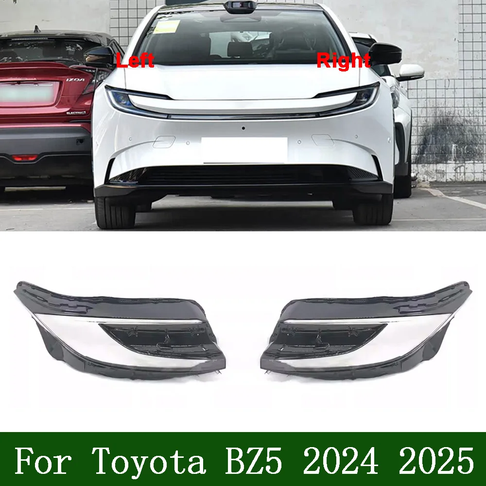 

Front Headlight Cover Transparent Lamp Shade 2024 2025 For Toyota BZ5 Headlamp Lamp Shell Replace Original Lampshade Plexiglass