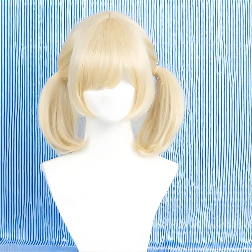 ‌ Peruca Shigure Ui - Cabelo Bob reto dourado Roriko com franja de ar, peruca completa leve para cosplay, anime pré-estilo 2025 novo